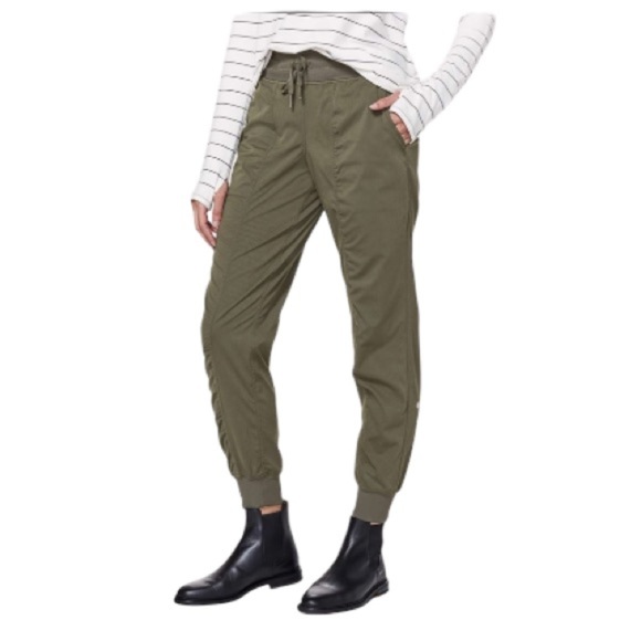 Lululemon Dance Studio Jogger 29" Dark Olive First Release Swift Fabric 6 *As Is - Picture 1 of 9